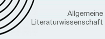 Allgemeinen Literaturwissenschaft Logo der Allgemeine Literaturwissenschaft